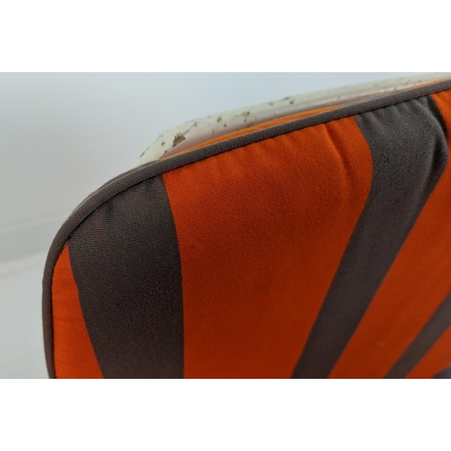 470 - ATTRIBUTED TO TRICONFORT DINING CHAIRS, a set of three, vintage 20th century French, 80cm H each. (3... 