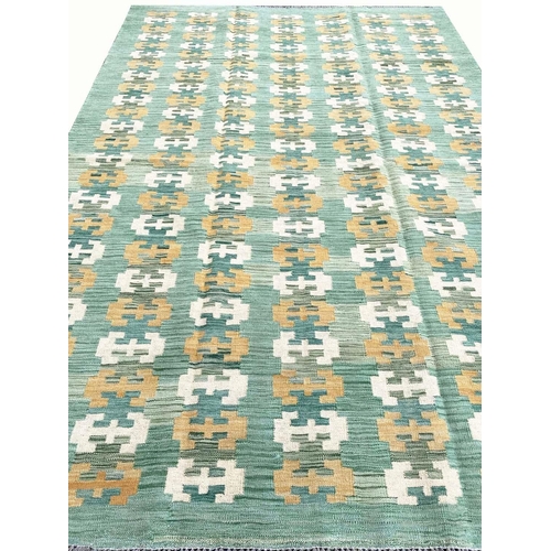 78 - SCANDANAVIAN DESIGN KILIM, 294cm x 200cm