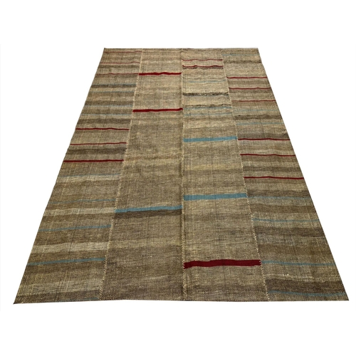 73 - FINE PERSIAN MAZANDARIAN KILIM, 292cm x 197cm.