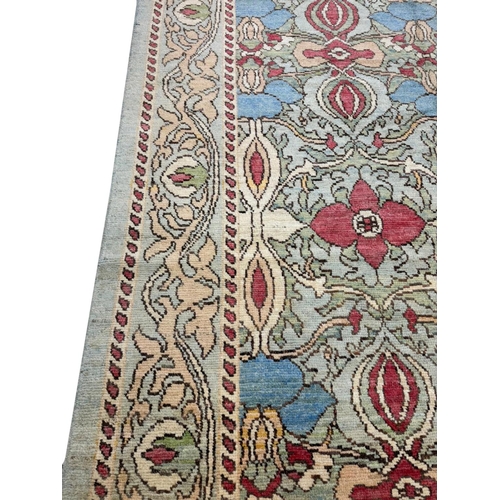 79 - FINE ARTS AND CRAFTS VOYSEY DESIGN CARPET, 385cm x 260cm.