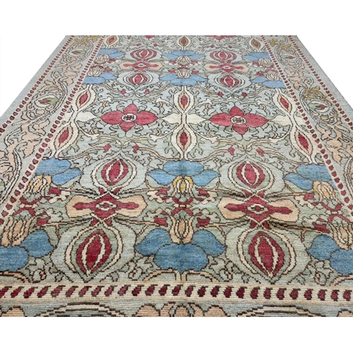 79 - FINE ARTS AND CRAFTS VOYSEY DESIGN CARPET, 385cm x 260cm.