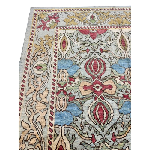 79 - FINE ARTS AND CRAFTS VOYSEY DESIGN CARPET, 385cm x 260cm.