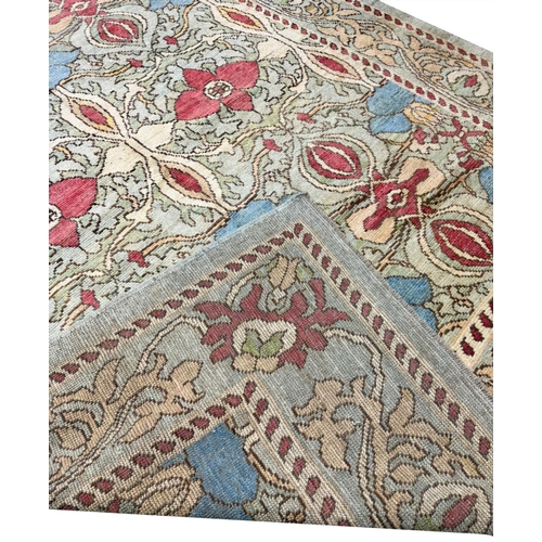 79 - FINE ARTS AND CRAFTS VOYSEY DESIGN CARPET, 385cm x 260cm.