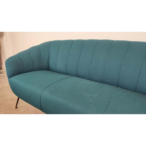 393 - SOFA, vintage Italian, in later Zimmer & Rohde infinity upholstery, 185cm W.