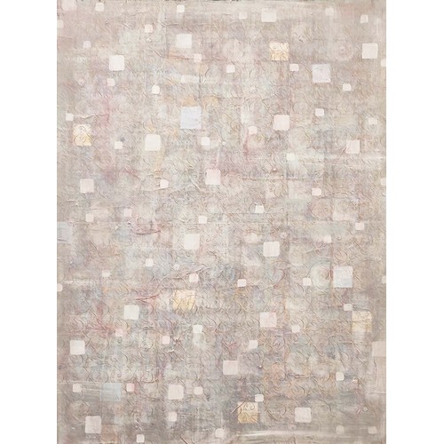 68 - TERE CASAS (Mexican b.1977), 'Untitled', mixed media on canvas, 101cm x 76cm.