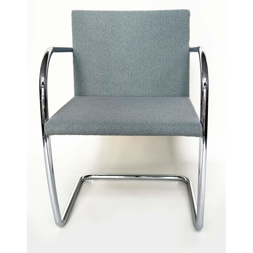 441 - KNOLL BRNO CHAIRS, a set of six, by Ludwig Mies Van der Rohe, 55cm W. (6)