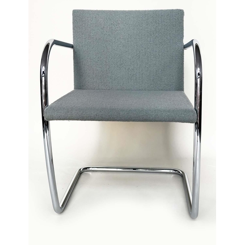 441 - KNOLL BRNO CHAIRS, a set of six, by Ludwig Mies Van der Rohe, 55cm W. (6)