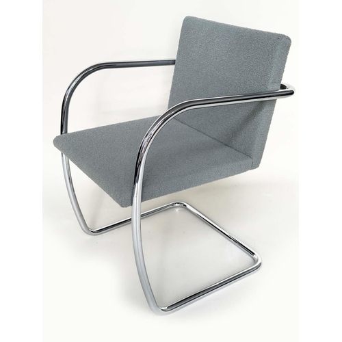 441 - KNOLL BRNO CHAIRS, a set of six, by Ludwig Mies Van der Rohe, 55cm W. (6)