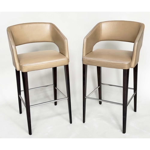 304 - POTOCCO JOLLY STOOLS, a pair, by Wolfgang C. R. Meltzer, 104cm H, seat 76cm H. (2)