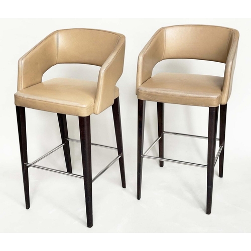 304 - POTOCCO JOLLY STOOLS, a pair, by Wolfgang C. R. Meltzer, 104cm H, seat 76cm H. (2)