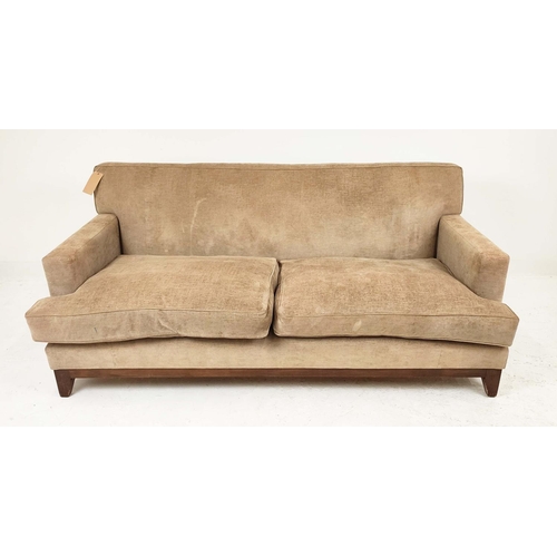 323 - SOFA, in chenille, 20cm W x 88cm H x 150cm D.