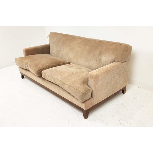 323 - SOFA, in chenille, 20cm W x 88cm H x 150cm D.