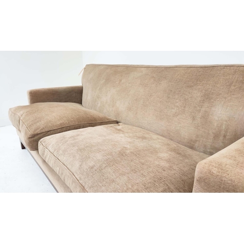 323 - SOFA, in chenille, 20cm W x 88cm H x 150cm D.