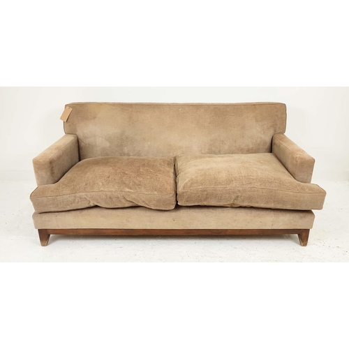 324 - SOFA, in chenille, 20cm W x 88cm H x 150cm D.