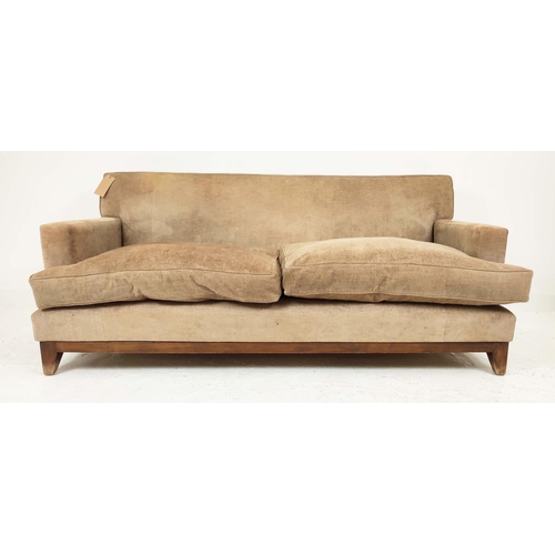 324 - SOFA, in chenille, 20cm W x 88cm H x 150cm D.