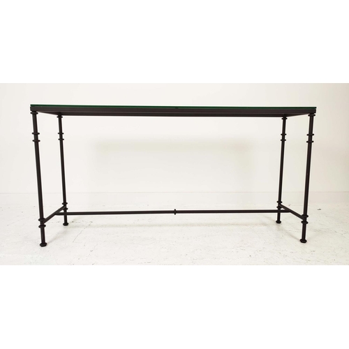 375 - OKA POMPIDOU CONSOLE TABLE, 81cm H x 160cm x 40cm.