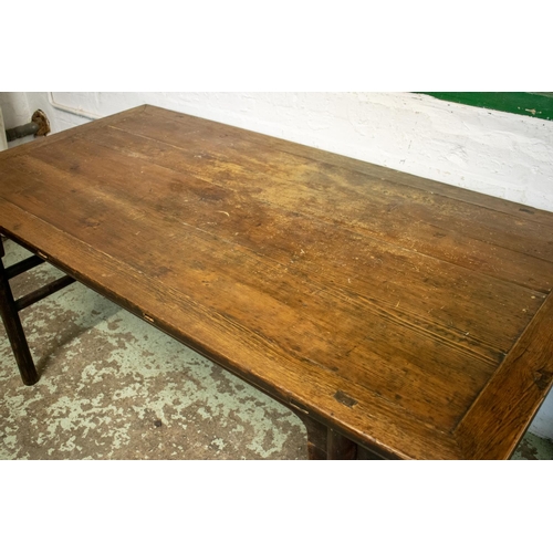 275 - CHINESE TABLE, 76cm H x 179cm W x 89cm D, 19th century firwood.