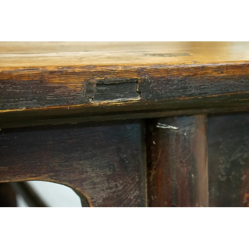 275 - CHINESE TABLE, 76cm H x 179cm W x 89cm D, 19th century firwood.