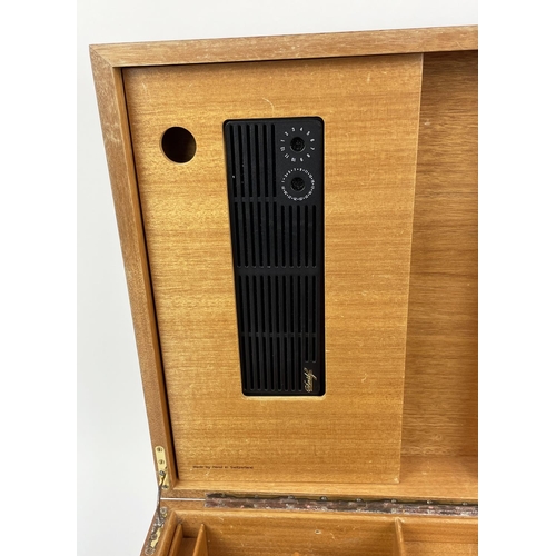 2 - DAVIDOFF HUMIDOR, 'Grande Reserve et Cognac’ 51cm L x 38cm W x 18cm H.