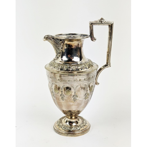 45 - A COLLECTION OF SILVER PLATED WARE, comprising a Victorian aesthetic four piece tea and coffee servi... 