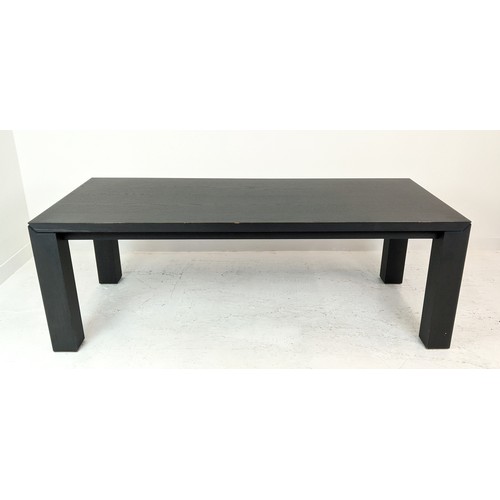 328 - LIVING SPACE AMBROGIO EXTENDABLE DINING TABLE, 220cm x 95xm 76cm at smallest.