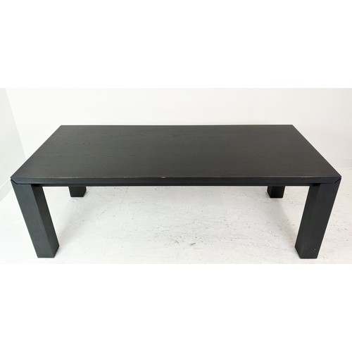 328 - LIVING SPACE AMBROGIO EXTENDABLE DINING TABLE, 220cm x 95xm 76cm at smallest.