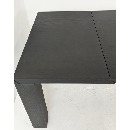 328 - LIVING SPACE AMBROGIO EXTENDABLE DINING TABLE, 220cm x 95xm 76cm at smallest.