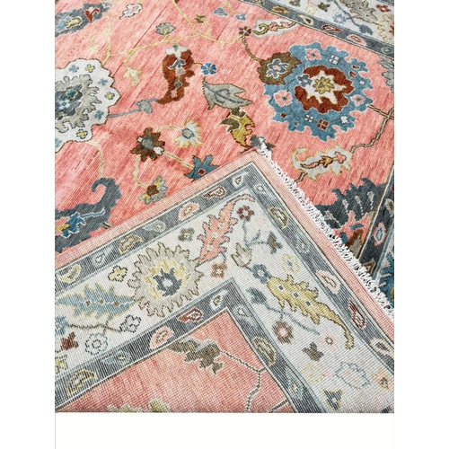 84 - FINE CONTEMPORARY SULTANABAD CARPET, 302cm x 244cm.