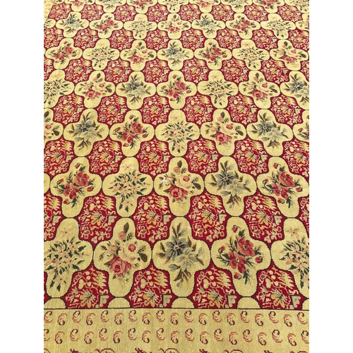 91 - FINE MUGHAL DESIGN NEEDLEPOINT CARPET, 370cm x 270cm.