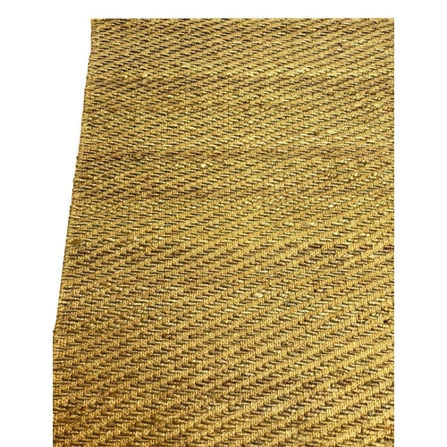 92 - NATURAL JUTE CARPET, 300cm x 250cm.