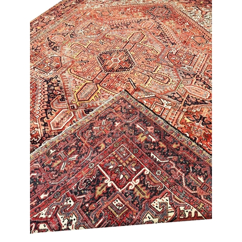 96 - PERSIAN HERIZ BAKSHAISH CARPET, 400cm x 290cm.