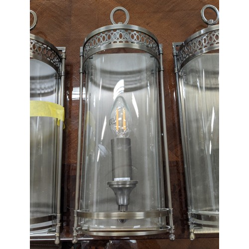 425 - ELSTEAD LIGHTING GUILDHALL WALL LIGHTS, a set of eight, 41cm x 15cm x 11cm approx. (8)