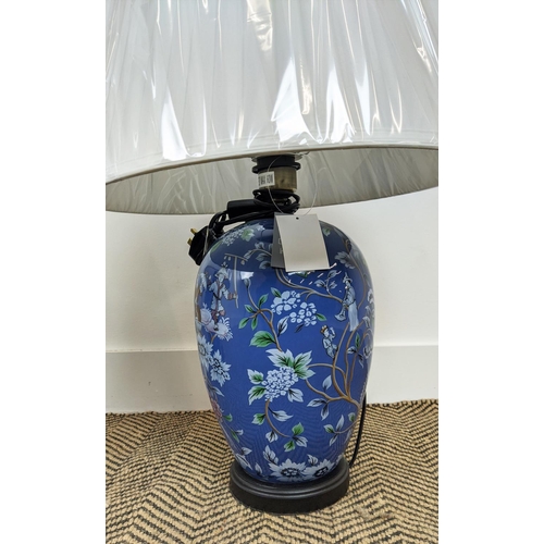 456 - CHINOISERIE TABLE LAMPS, a set of four, with shades, 62cm H. (4)