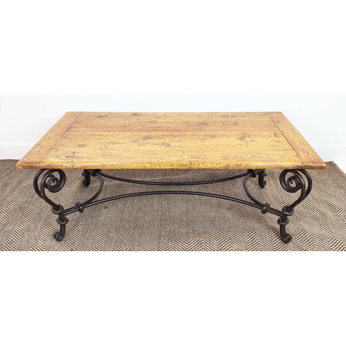 454 - LOW TABLE, to match previous lot, 47cm H x 130cm x 70cm.