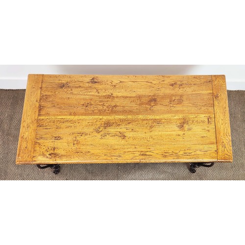 454 - LOW TABLE, to match previous lot, 47cm H x 130cm x 70cm.