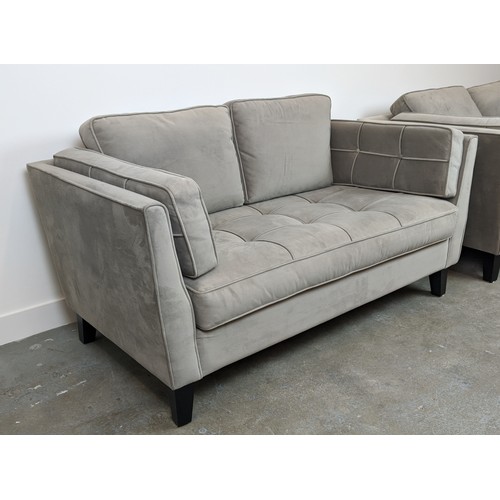 299 - SOFA, 1960s Danish inspired, grey upholstery, 158cm W.