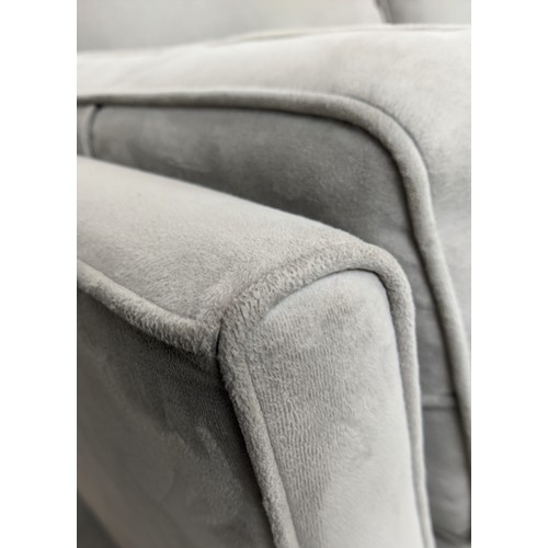 299 - SOFA, 1960s Danish inspired, grey upholstery, 158cm W.