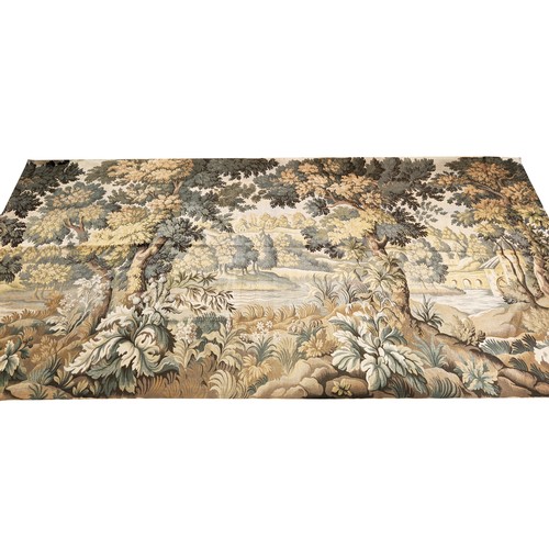 227 - VERDURE DESIGN TAPESTRY, 351cm x 177cm, woodland scene.