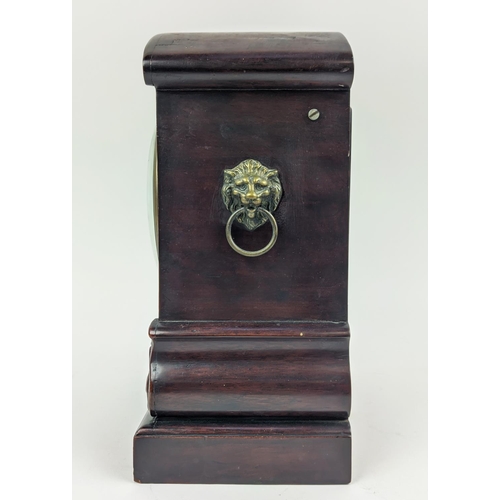 19 - AN EARLY 19TH CENTURY MAHOGANY BRACKET CLOCK, spring driven movement, with pendulum and key, by Will... 