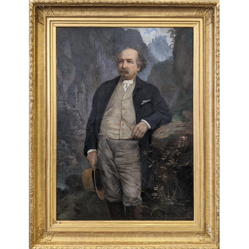 98 - 19TH CENTURY FRENCH SCHOOL, 'Portrait of Nobel Lureate Frederic Mistral', painted in St Remy de Prov... 