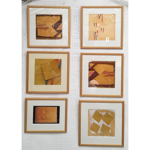 76 - SANDRA BLOW, RA (British, 1925-2006) 'Abstracts', set of six inkjet prints, signed and inscribed. (6... 