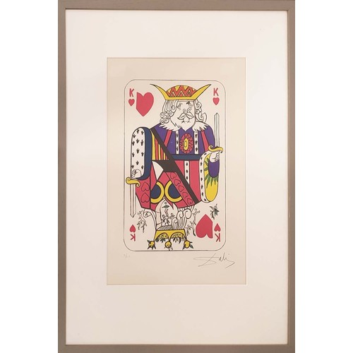 118 - SALVADOR DALI, Lamour et Largent, lithograph on arches paper, 47cm x 32cm, signed, artists proof fra... 