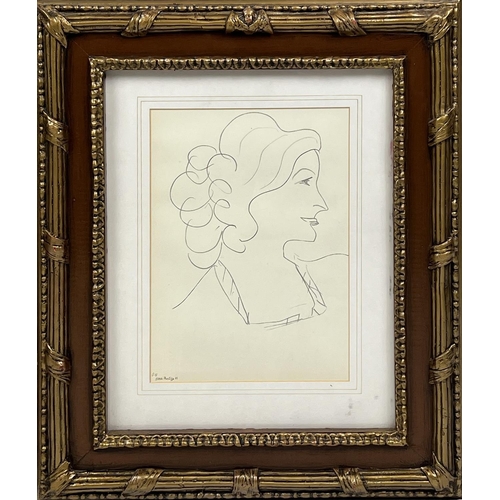 133 - AFTER HENRI MATISSE (1869-1954), 'Collotype 017' and 'Theme C variation N6', a pair, 27cm x 19cm, fr... 