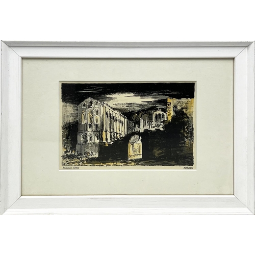 138 - JOHN PIPER (British 1903-1992), 'British Landscapes, 1944', a set of 8 lithographs, 13cm x 19cm, fra... 