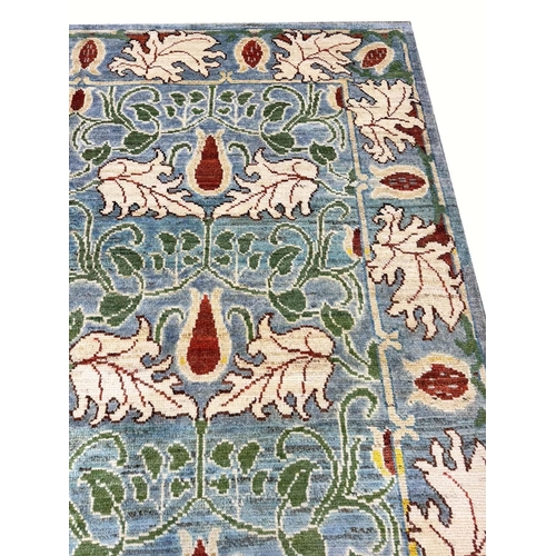 173 - FINE WILLIAM MORRIS DESIGN CARPET, 367cm x 254cm, Arts and Crafts inspired.