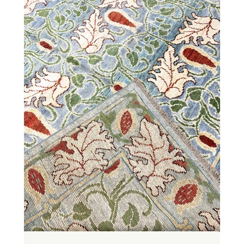 173 - FINE WILLIAM MORRIS DESIGN CARPET, 367cm x 254cm, Arts and Crafts inspired.