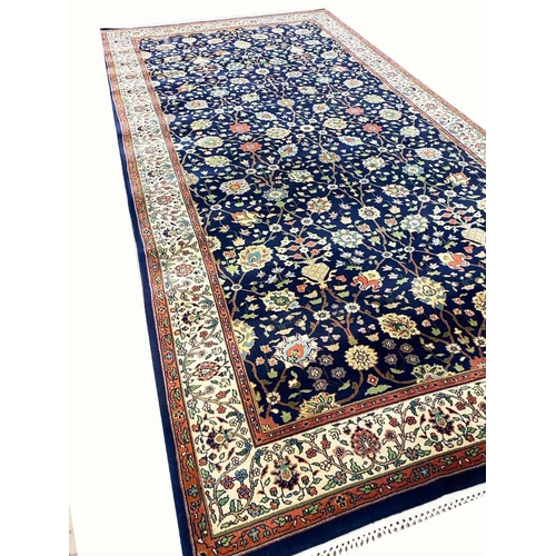 177 - VINTAGE LAHORE CARPET, 370cm x 188cm.