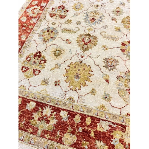 186 - FEREGHAN DESIGN CARPET, 370cm x 270cm.