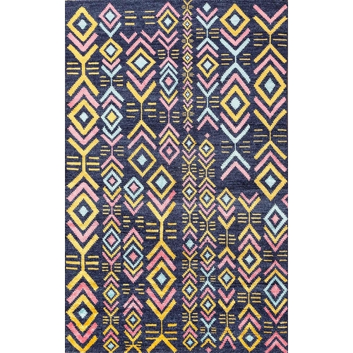 191 - CONTEMPORARY SILK AND WOOL CARPET, 300cm x 198cm.