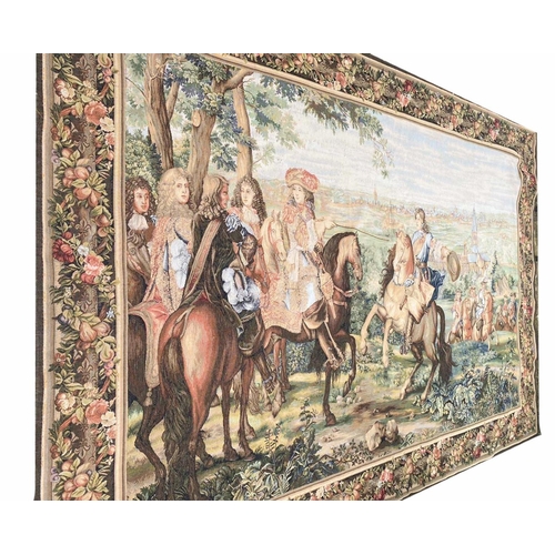 193 - FRENCH TAPESTRY, 290cm x 190cm.